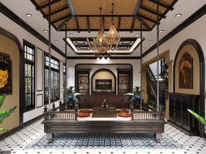 Phong cách thiết kế nội thất Indochine