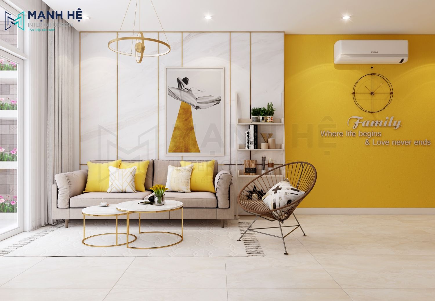 30+ Mẫu thiết kế nội thất phòng khách cho chung cư, nhà phố & biệt thự